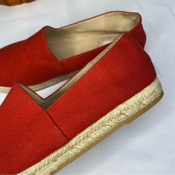Stuart Weitzman Mykonos Twill Espadrilles In Red Size 6 - Picture 13 of 14